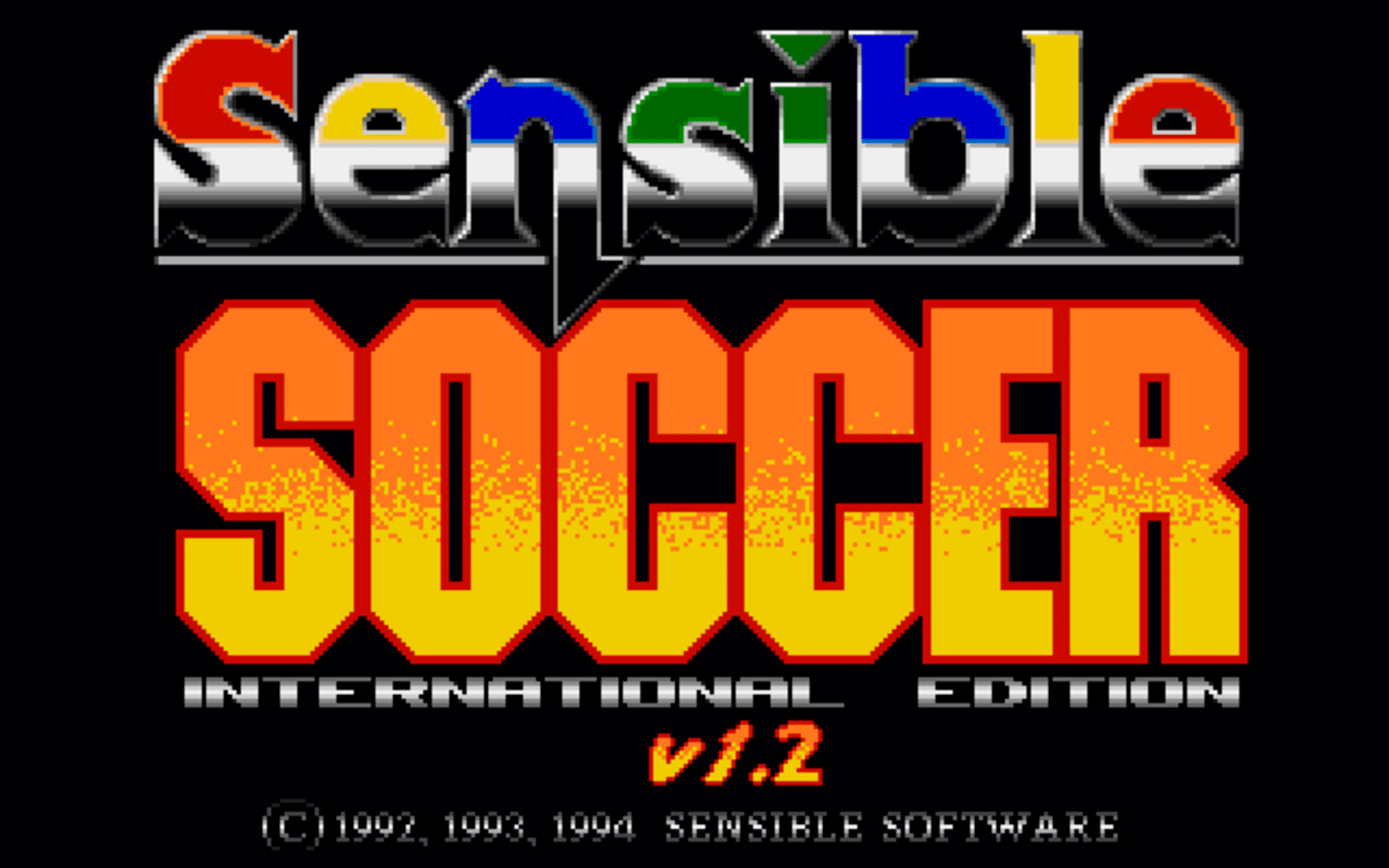 International Sensible Soccer screenshot