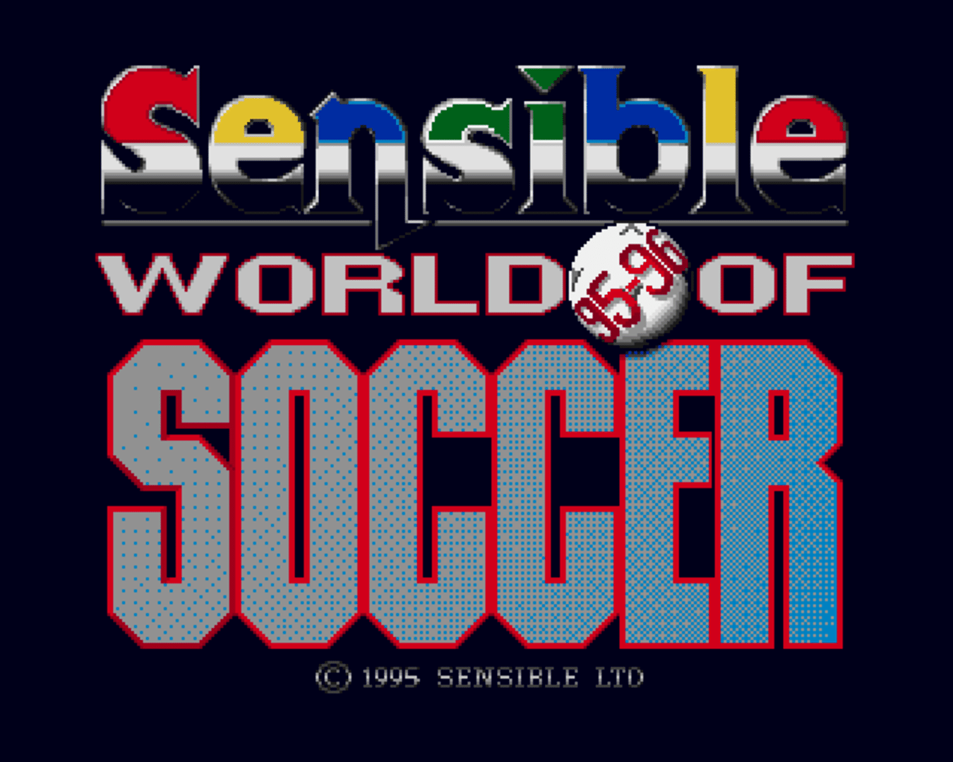 Sensible World of Soccer '95/'96 screenshot
