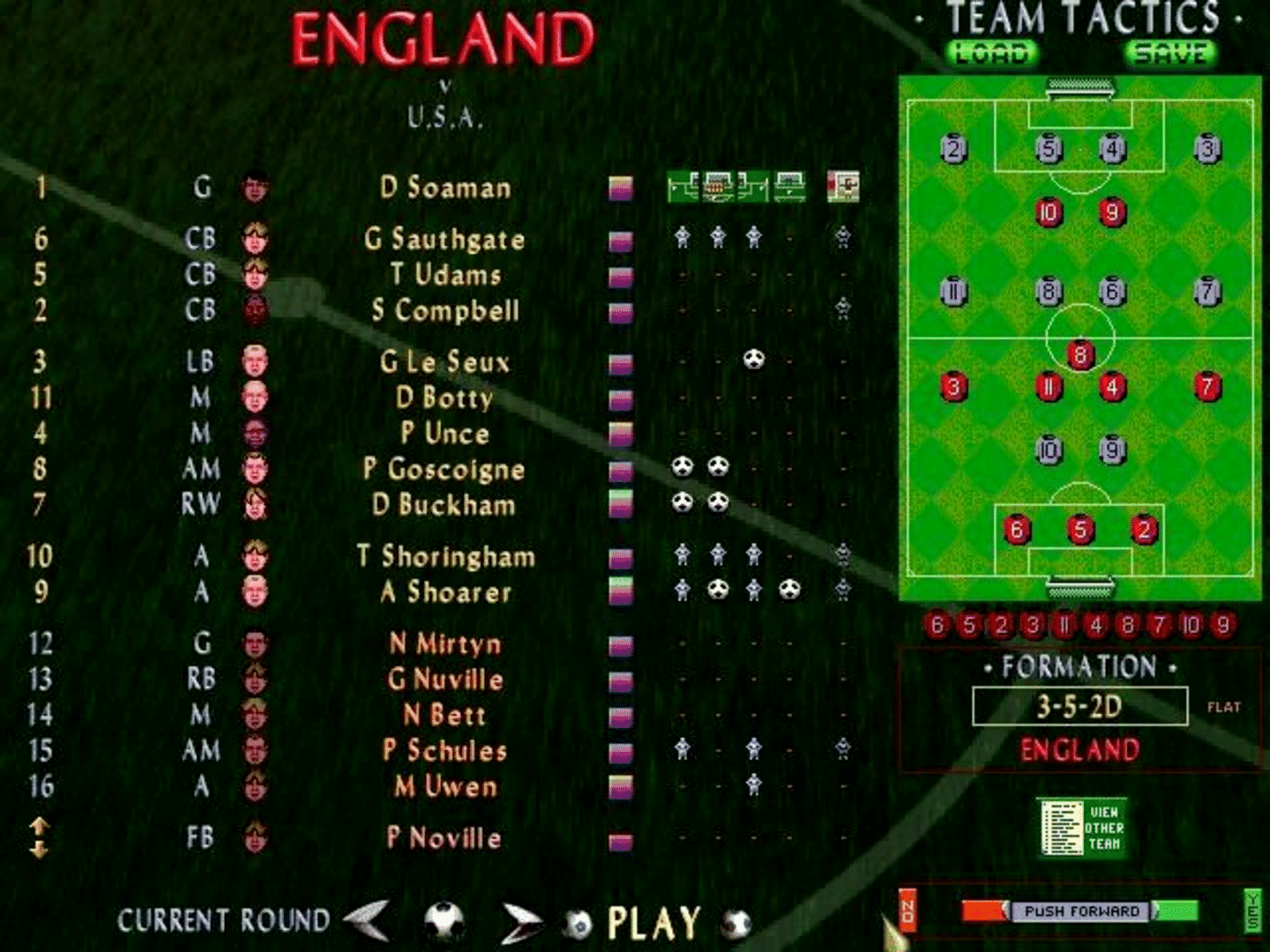 Sensible Soccer '98 screenshot