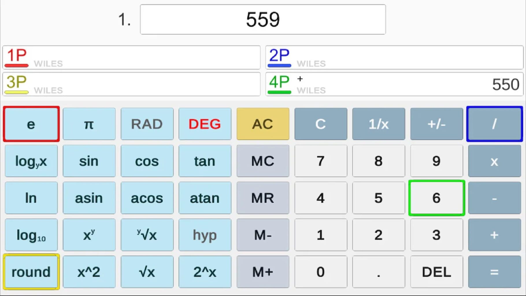 Battle Calculator screenshot