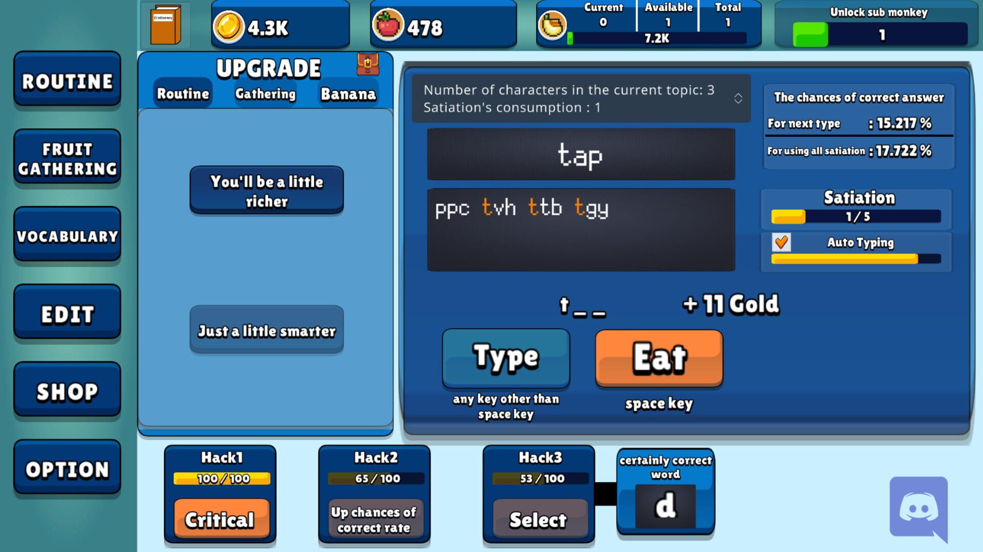 Idle Monkeylogy - Screenshot