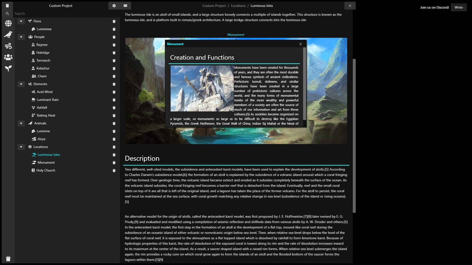 Mythic Writer - Screenshot