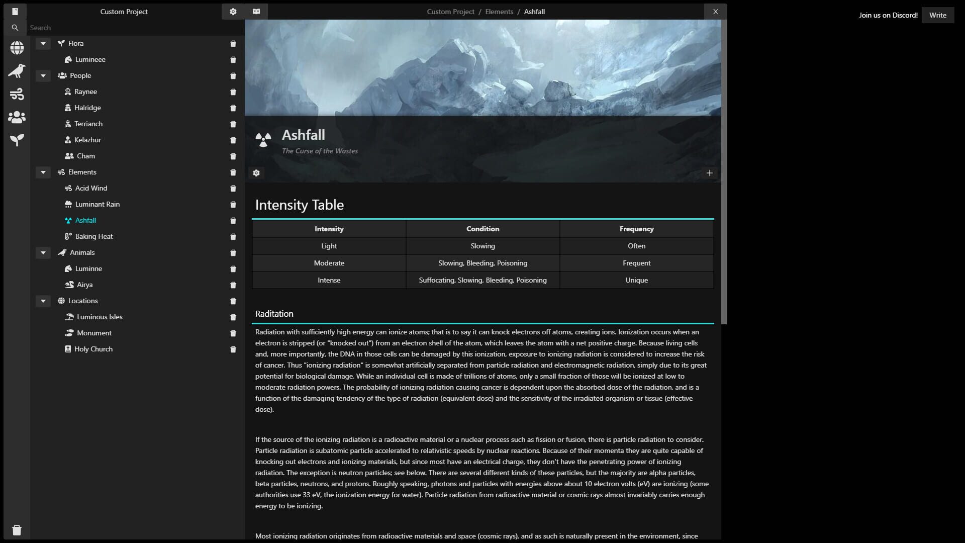 Mythic Writer - Screenshot