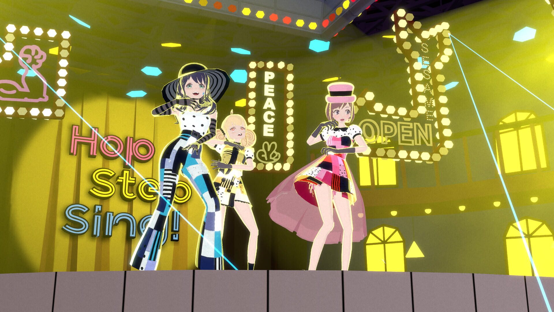 Hop Step Sing! Happy People - Screenshot