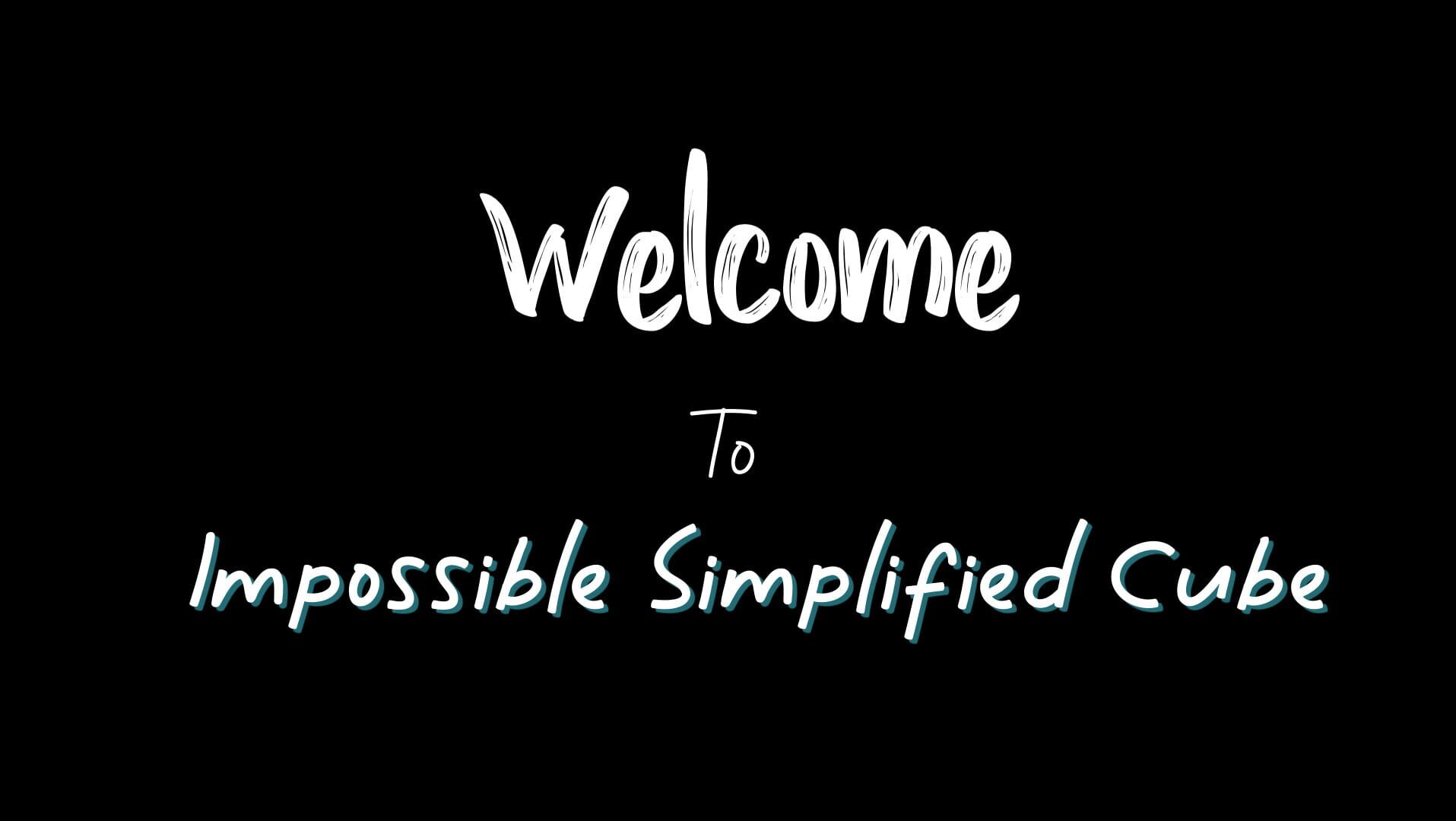 Impossible Simplified Cube - Screenshot
