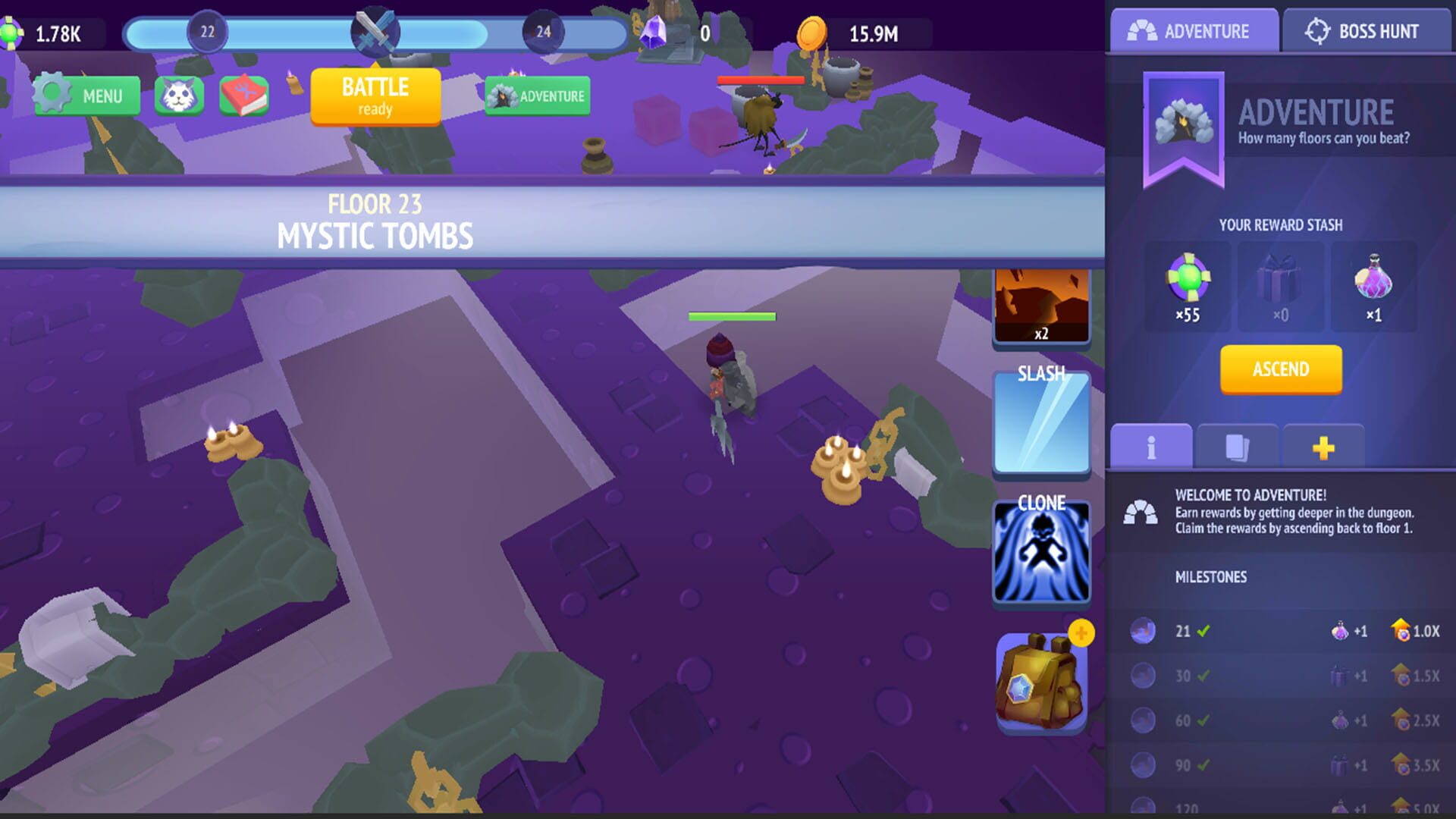 Dungeon Warriors - Screenshot