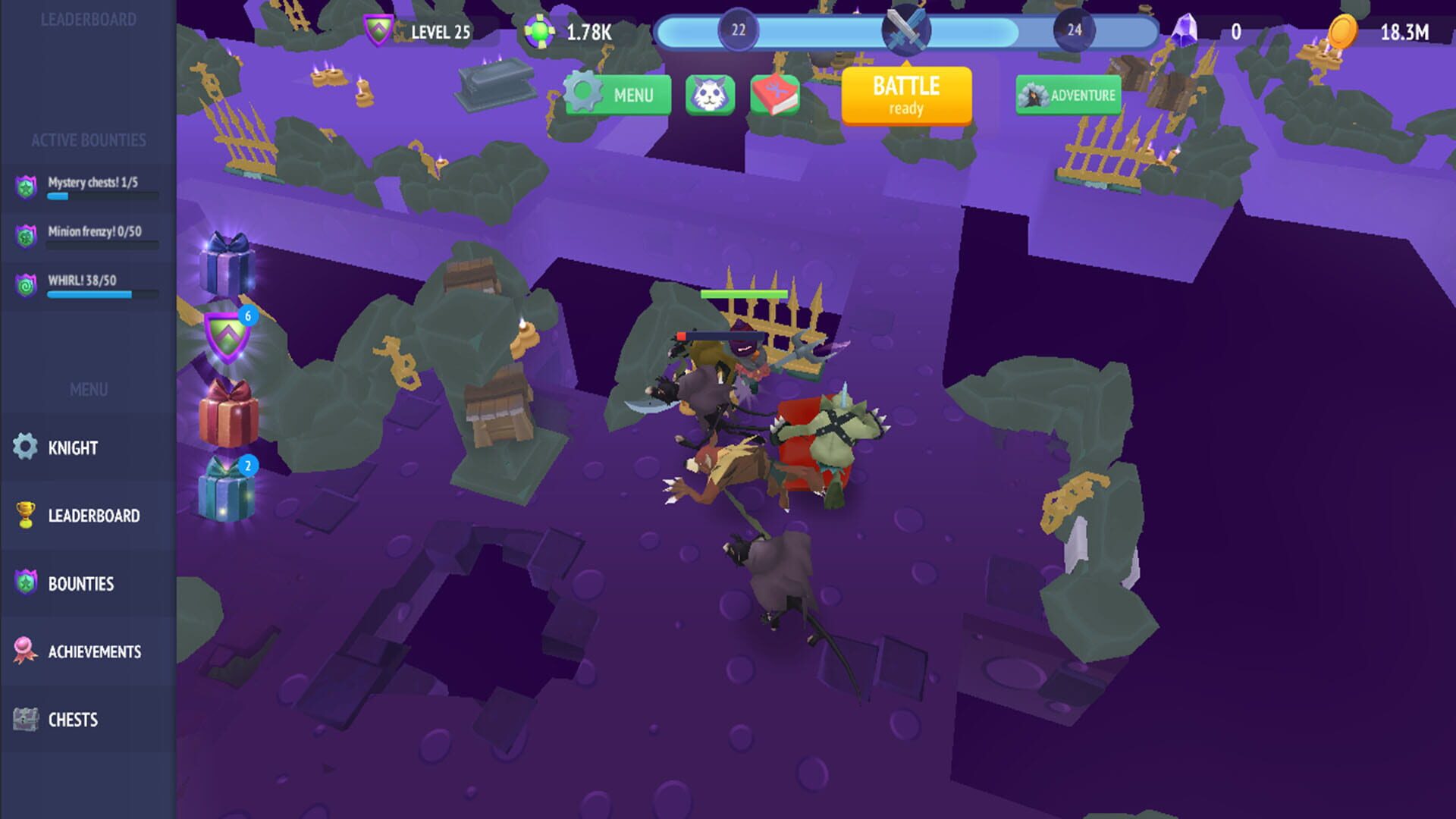Dungeon Warriors - Screenshot
