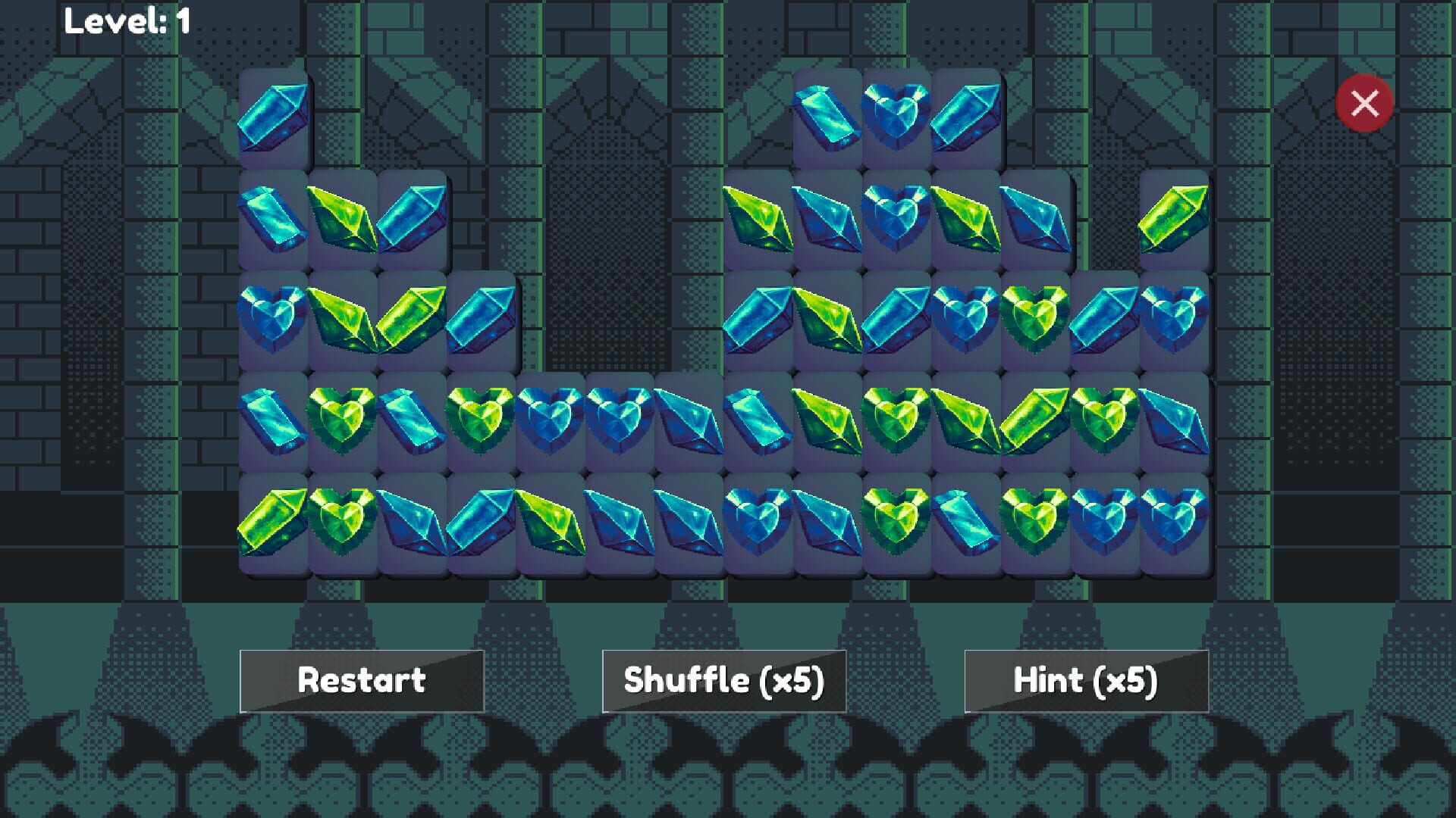 Endless mahjong - Screenshot