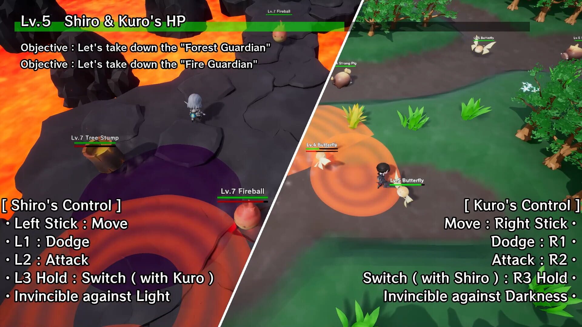 ShiroKuro's Adventure - Screenshot