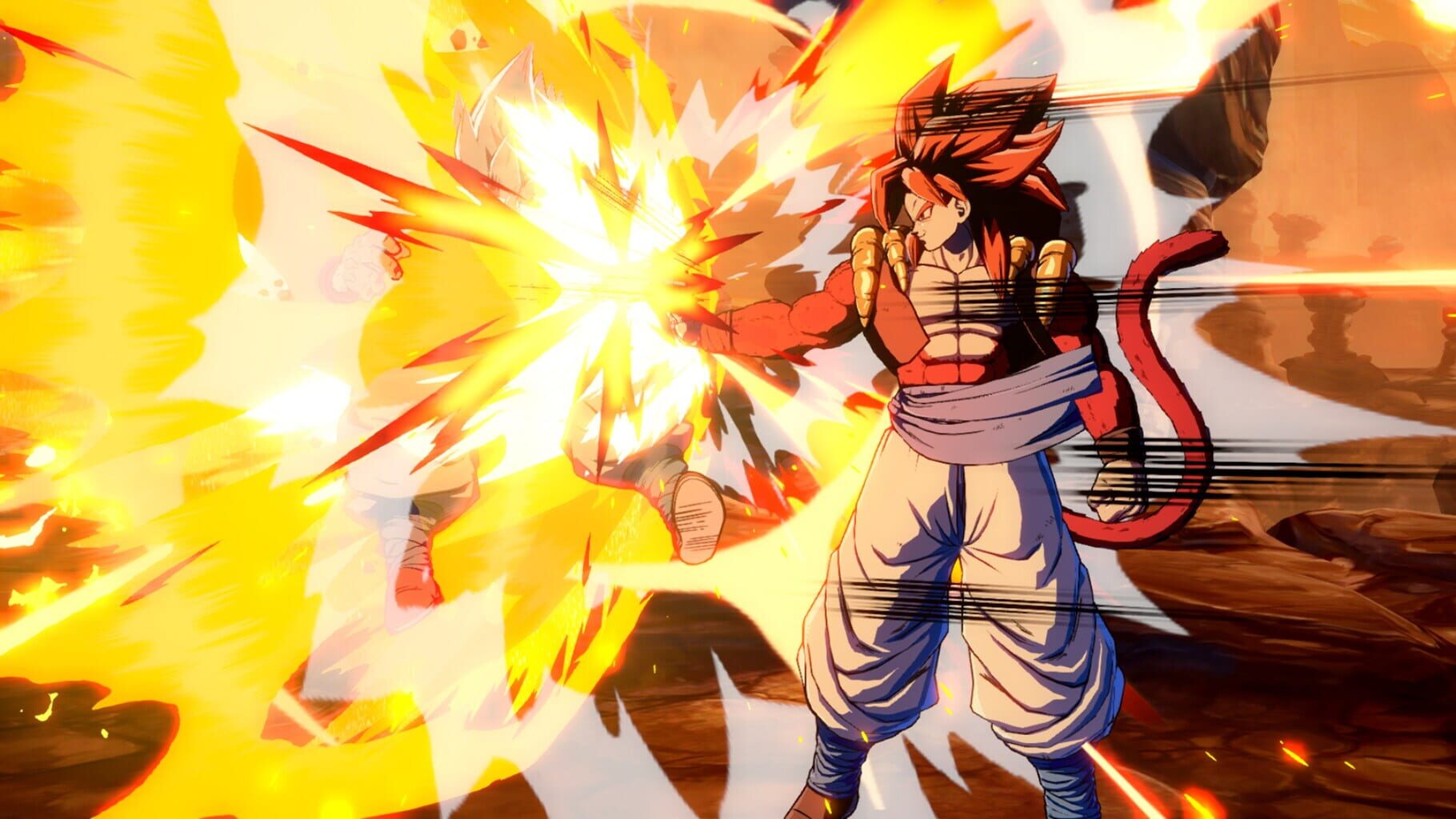 Captura de pantalla - Dragon Ball FighterZ: Gogeta (SS4)