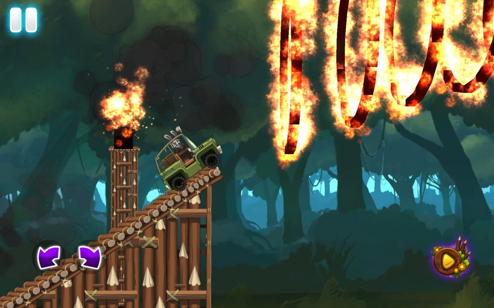 Angry Bunny Race: Jungle Road - Screenshot