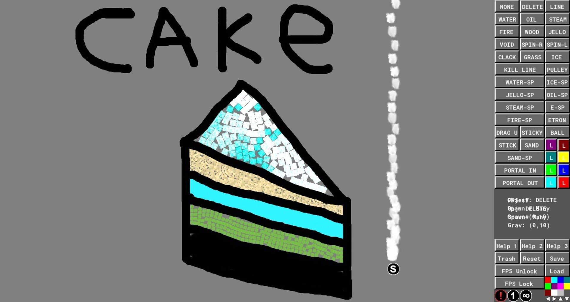 Physics Cake - Screenshot