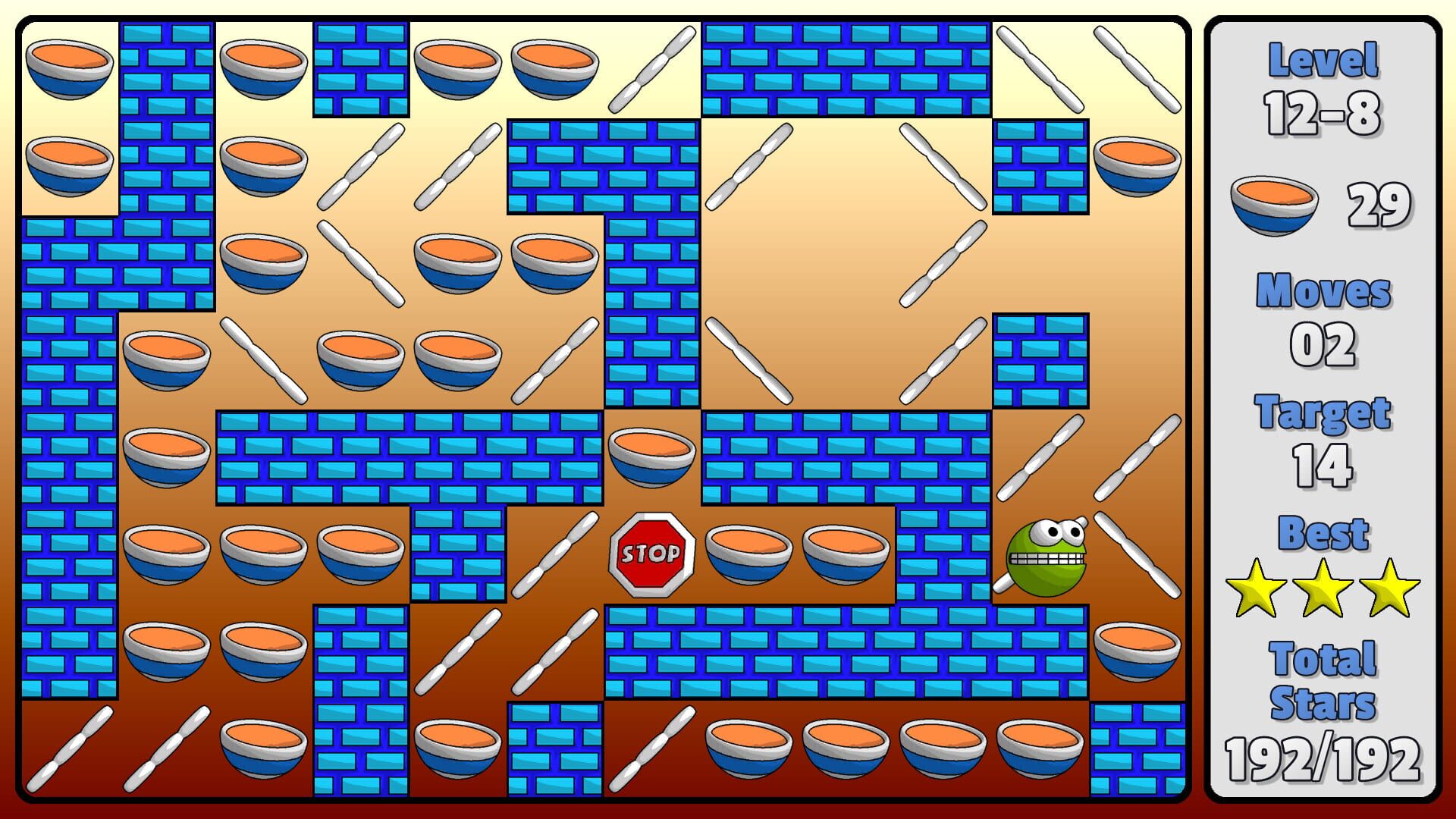 The Food Run: Extra 64 Levels - Screenshot