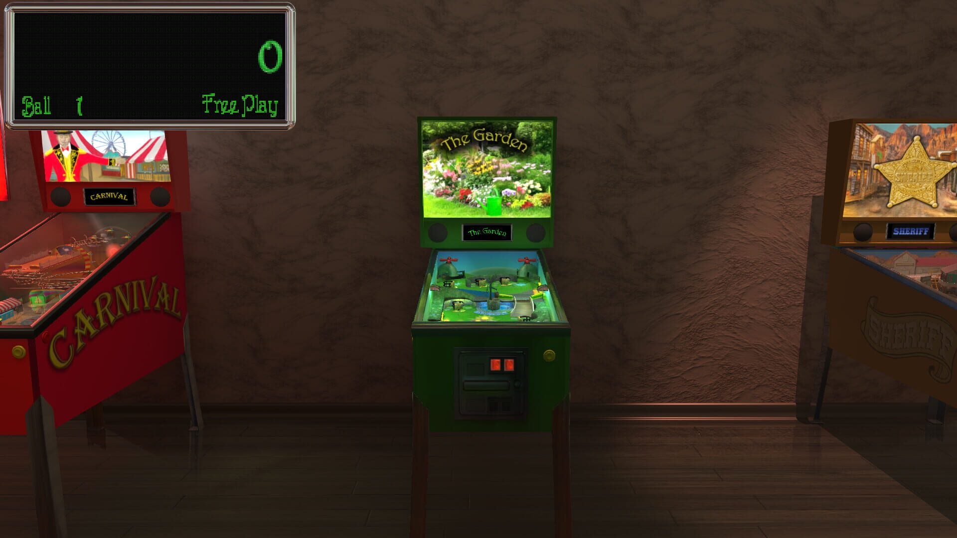 Malzbie's Pinball Collection: The Garden Table - Screenshot