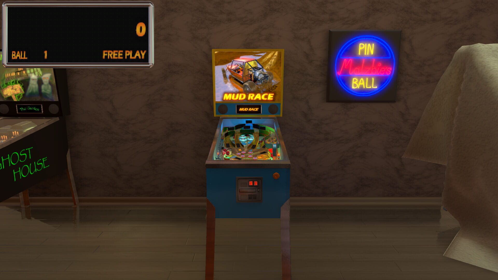 Malzbie's Pinball Collection: Mud Race Table - Screenshot