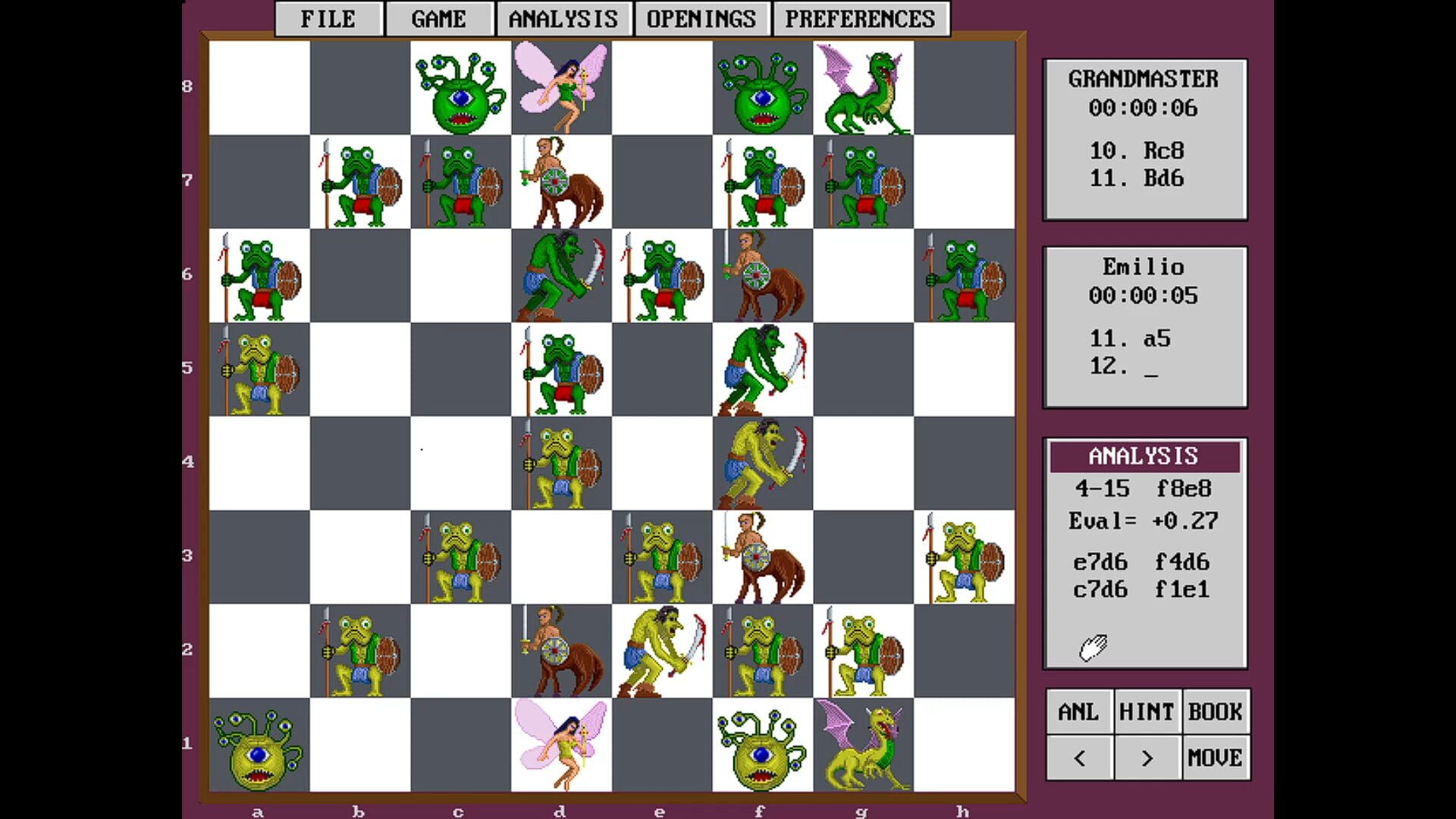 Grandmaster Chess - Screenshot
