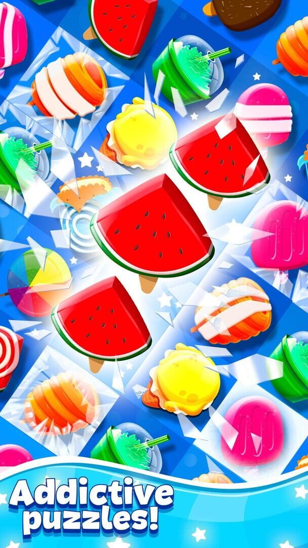 Candy Ice Cream Jam Match 3 - Screenshot