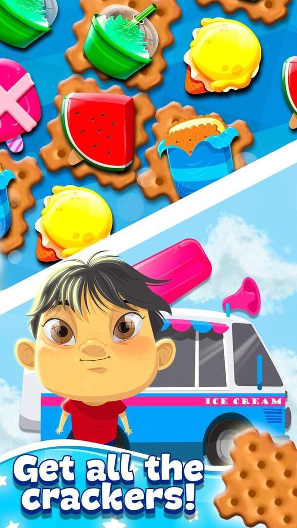 Candy Ice Cream Jam Match 3 - Screenshot