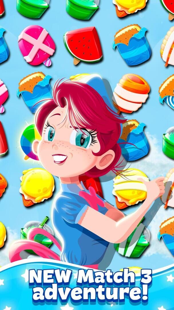 Candy Ice Cream Jam Match 3 - Screenshot