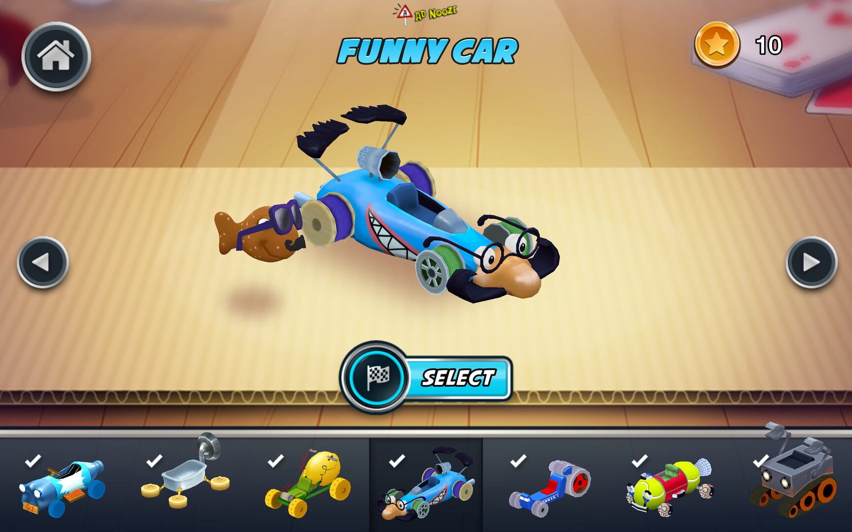 Goldfish Go-Karts - Screenshot