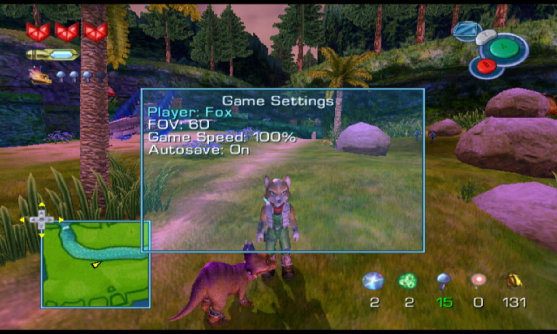 Captura de pantalla - Star Fox Adventures: Amethyst Edition