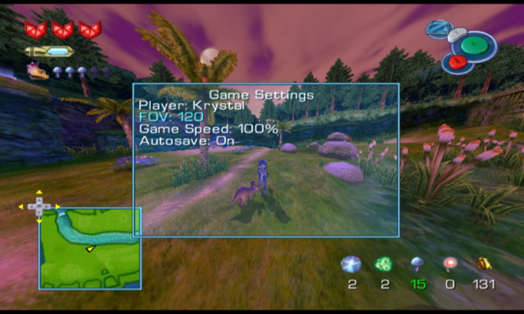 Captura de pantalla - Star Fox Adventures: Amethyst Edition