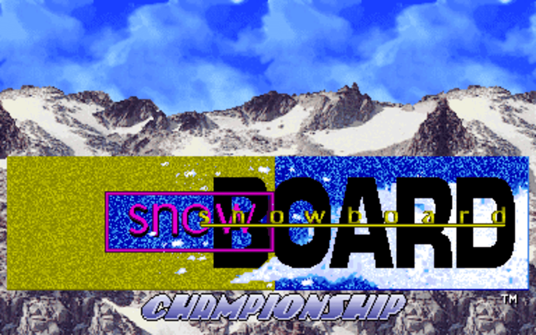 Snow Board Championship screenshot