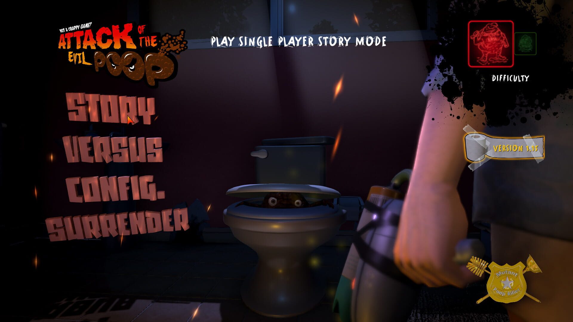 Attack of the Evil Poop VR - Screenshot