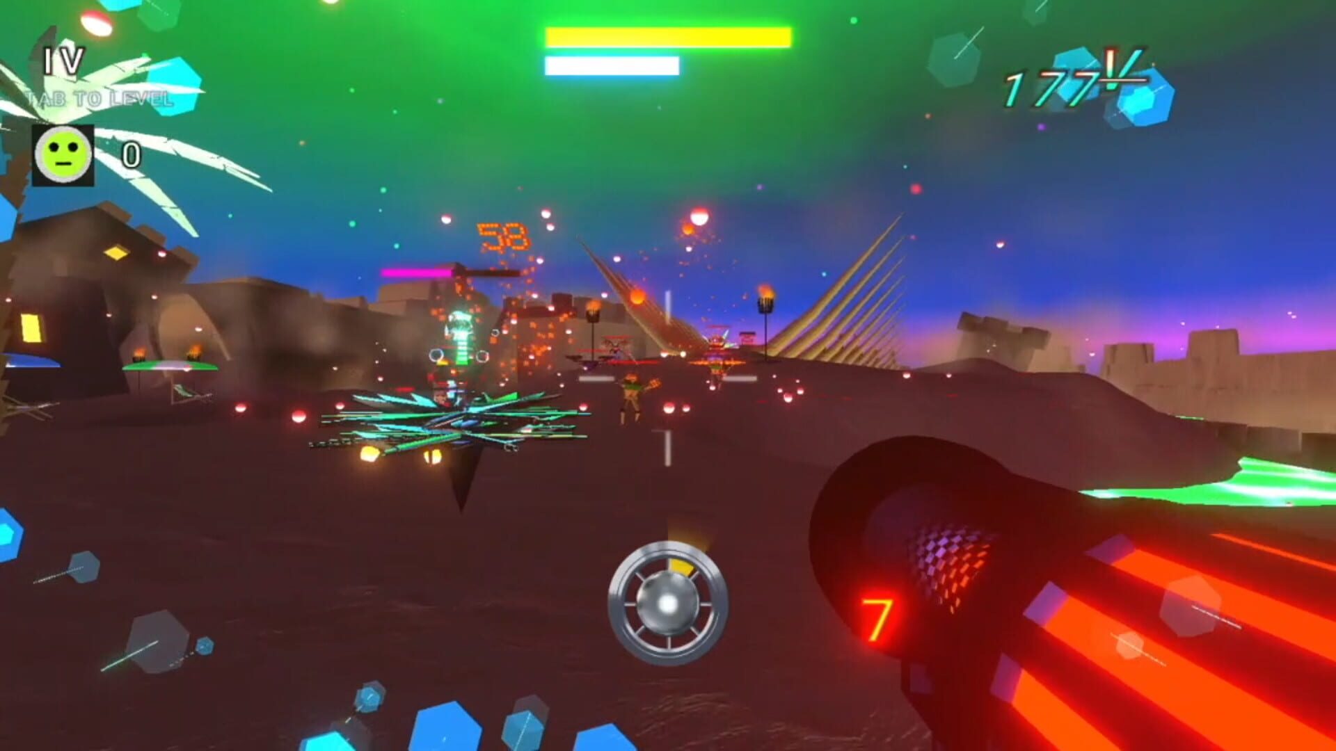 Poly Synth Gunner - Screenshot