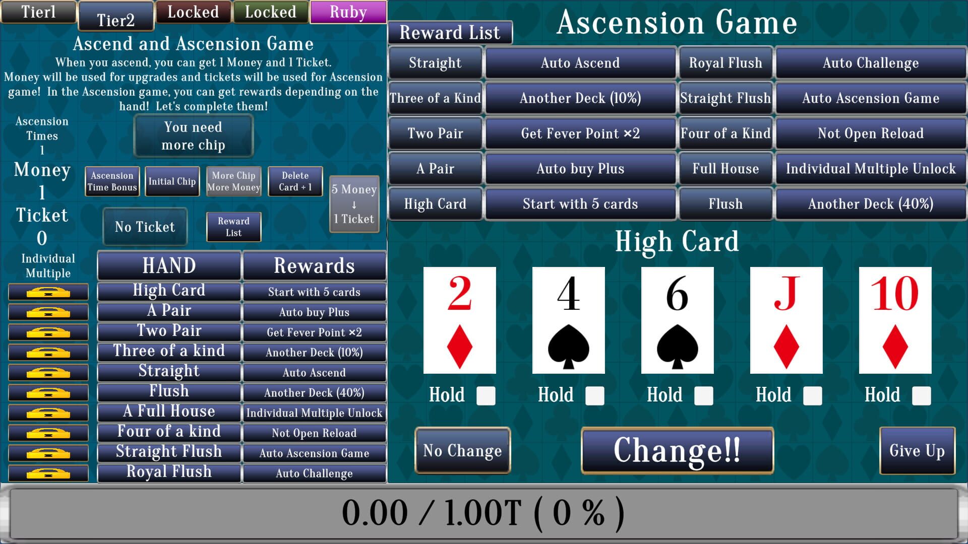 Idle Poker - Screenshot