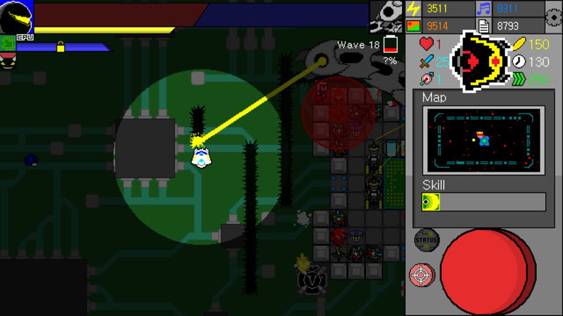 Vaccine A - Screenshot