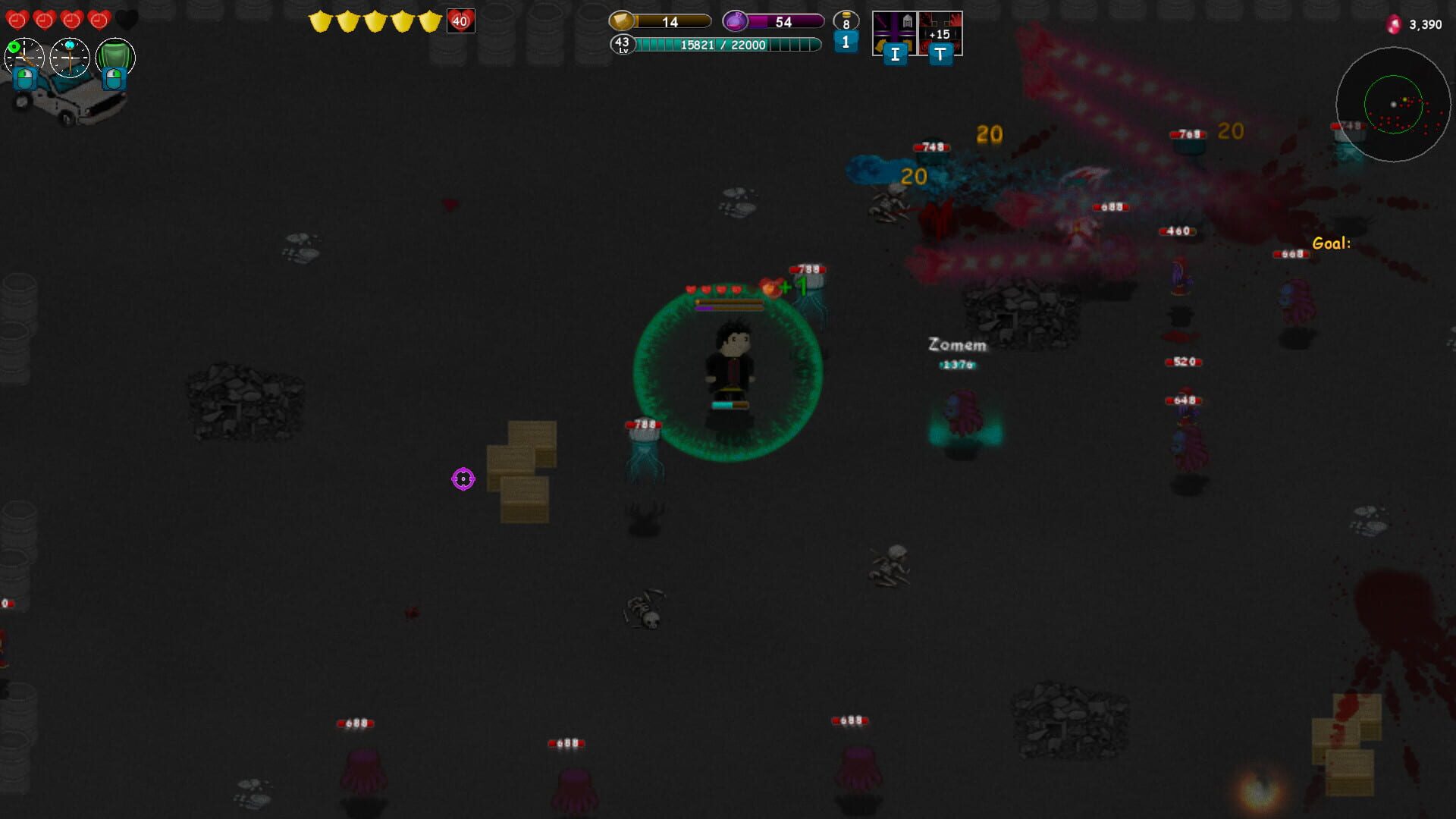 Tormenta do Tempo - Screenshot
