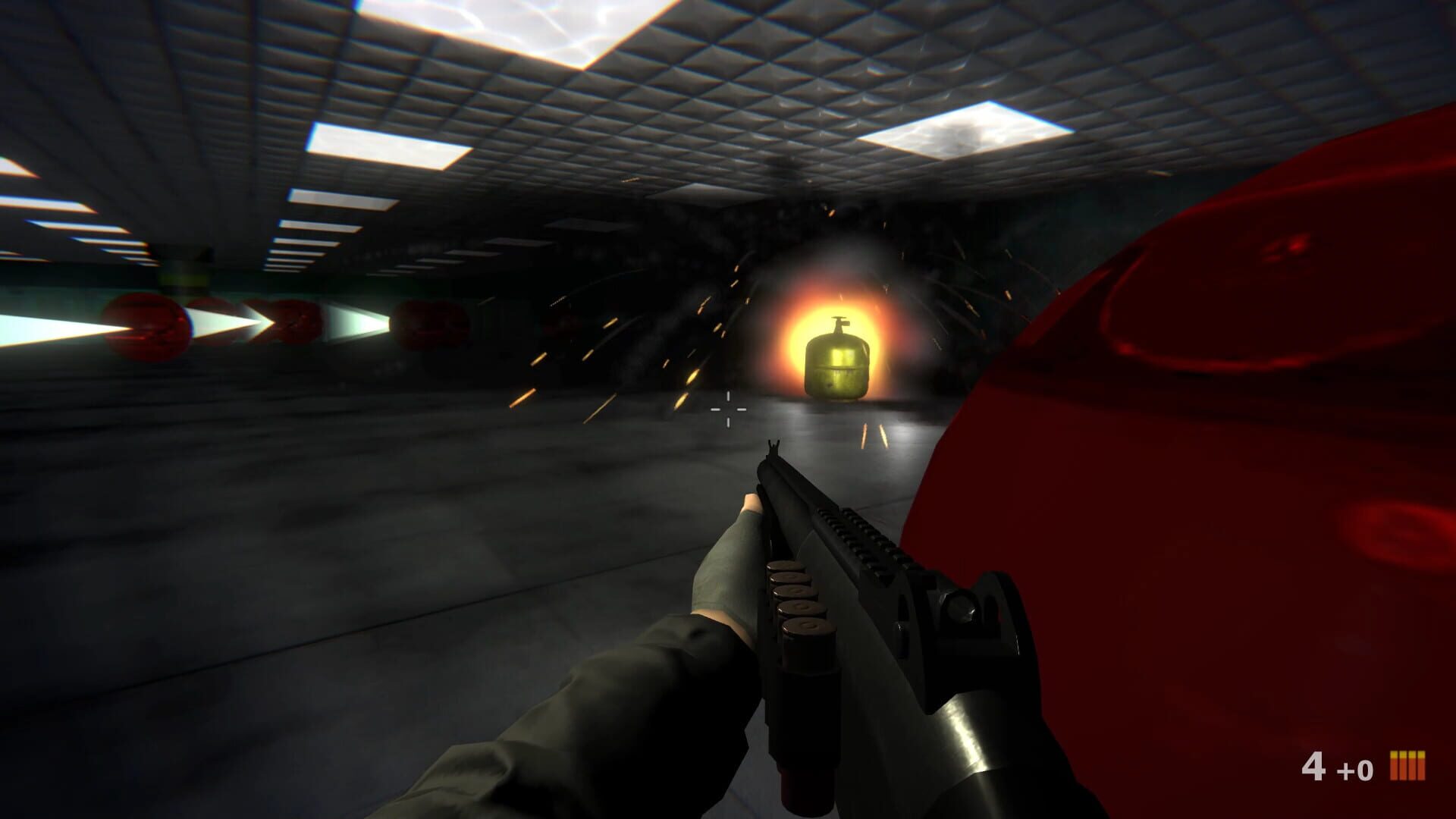 Shotgun, Dungeons, Laser Traps - Screenshot