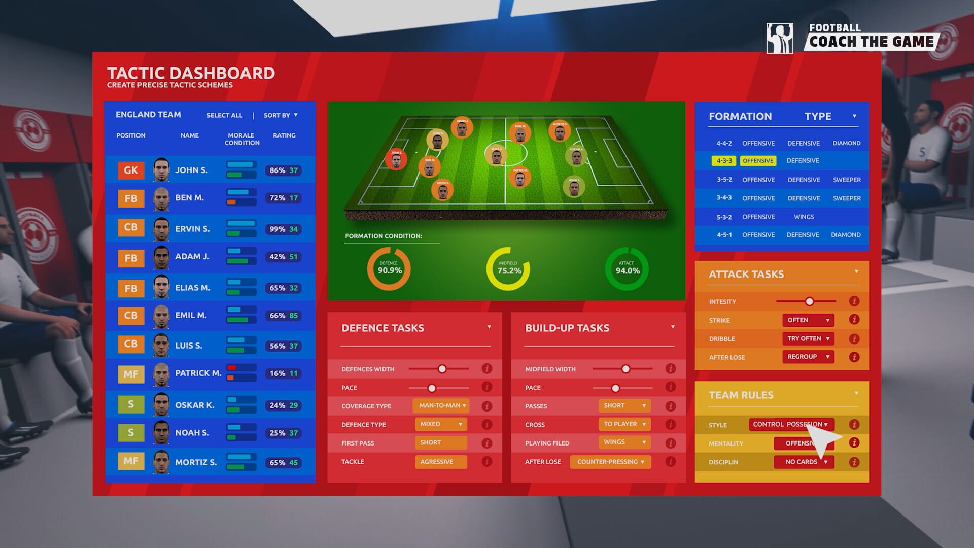 Football Coach the Game 2022 - Screenshot