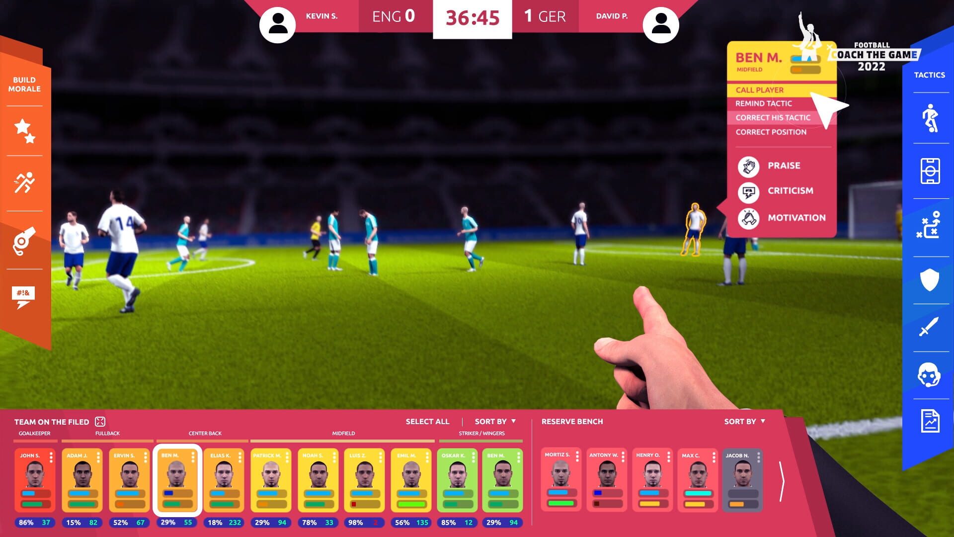 Football Coach the Game 2022 - Screenshot