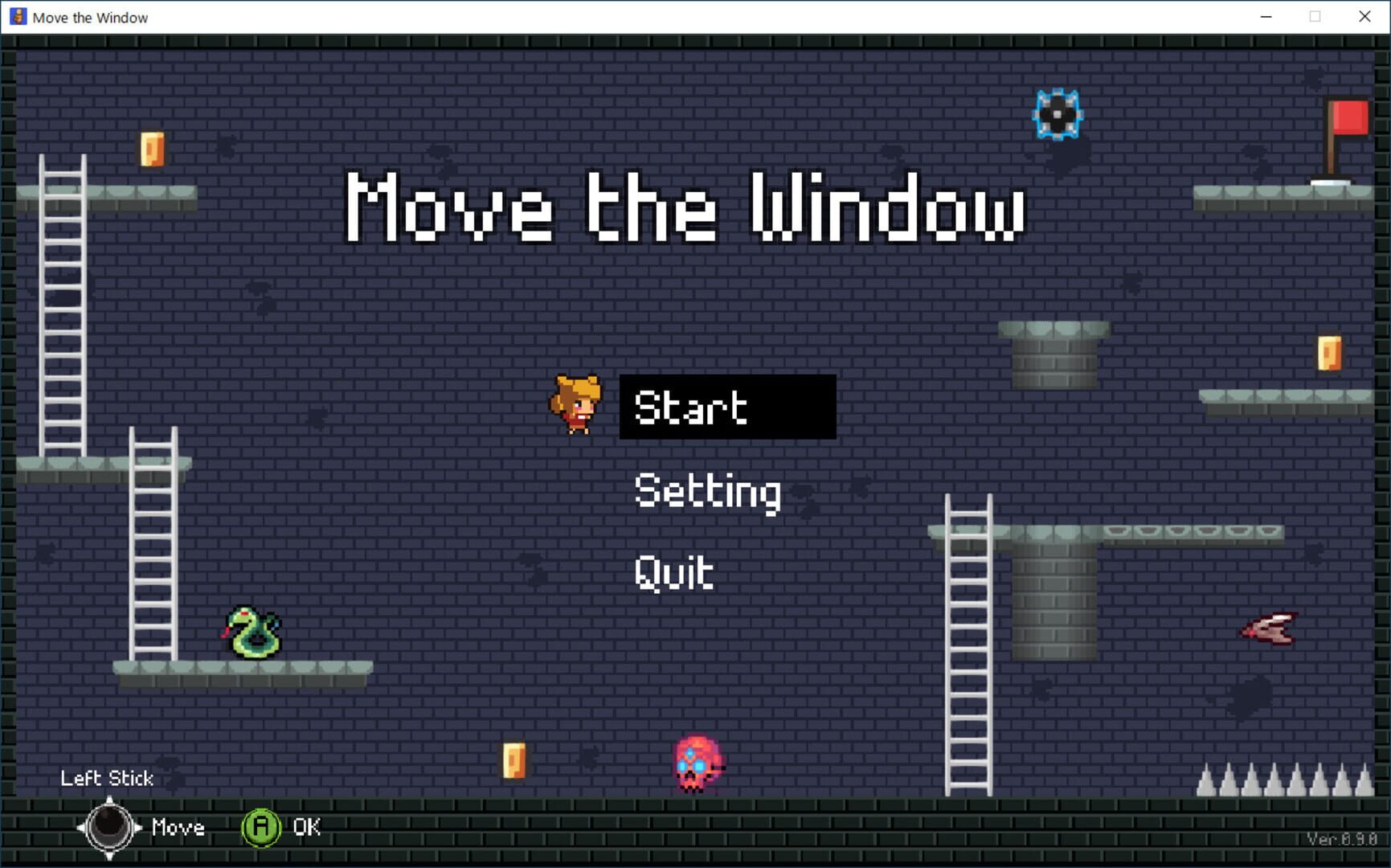 Move the Window - Screenshot