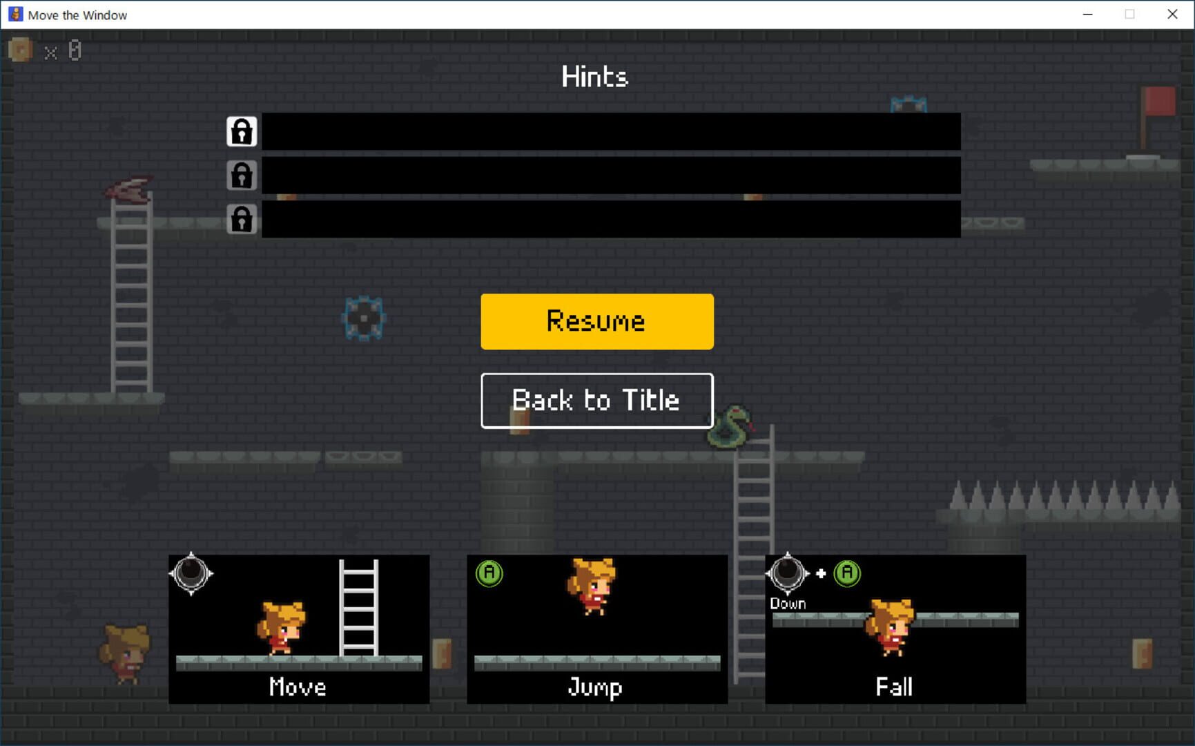 Move the Window - Screenshot