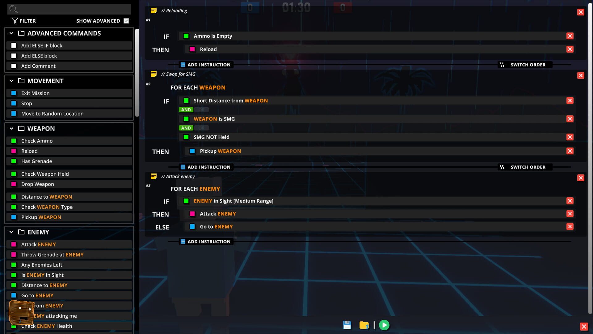 DumbBots: Hello World - Screenshot