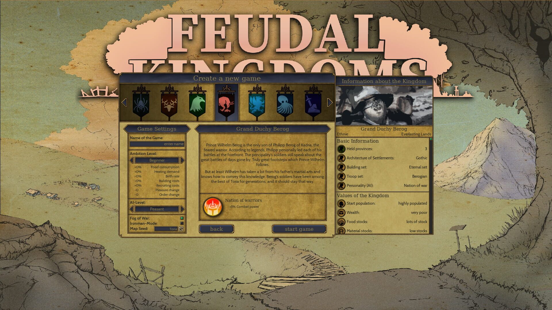 Feudal Kingdoms - Screenshot