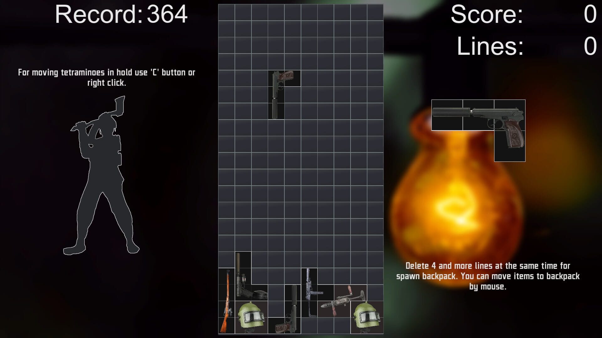 Escape from Tatris - Screenshot