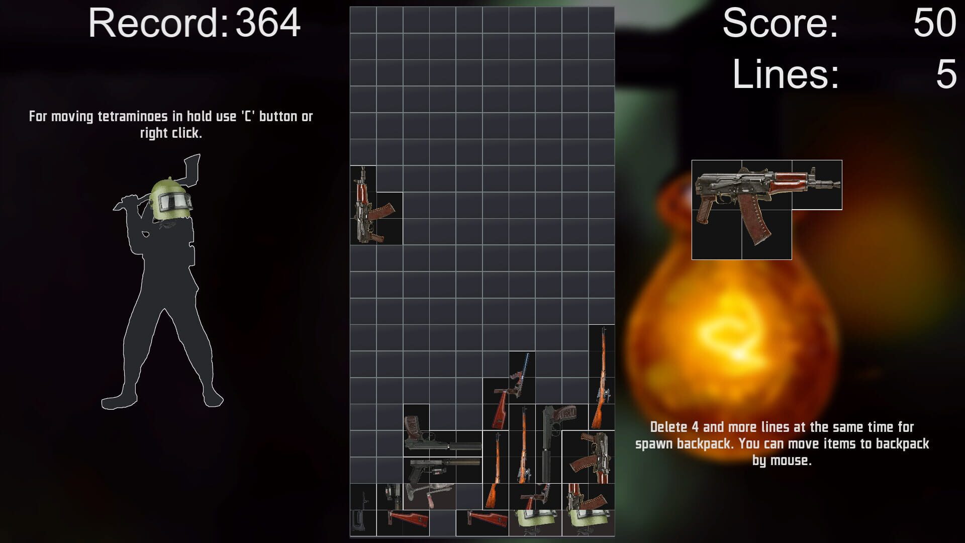 Escape from Tatris - Screenshot