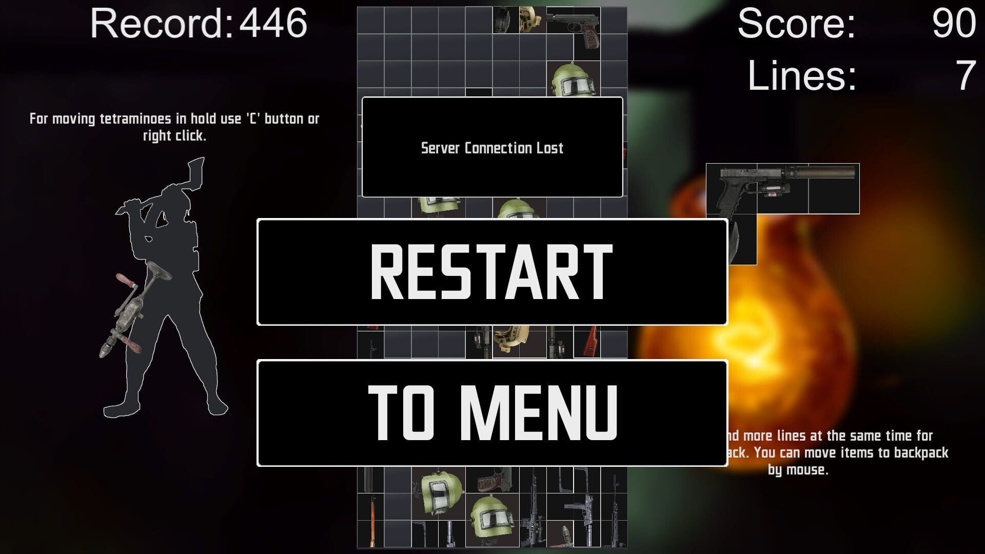 Escape from Tatris - Screenshot