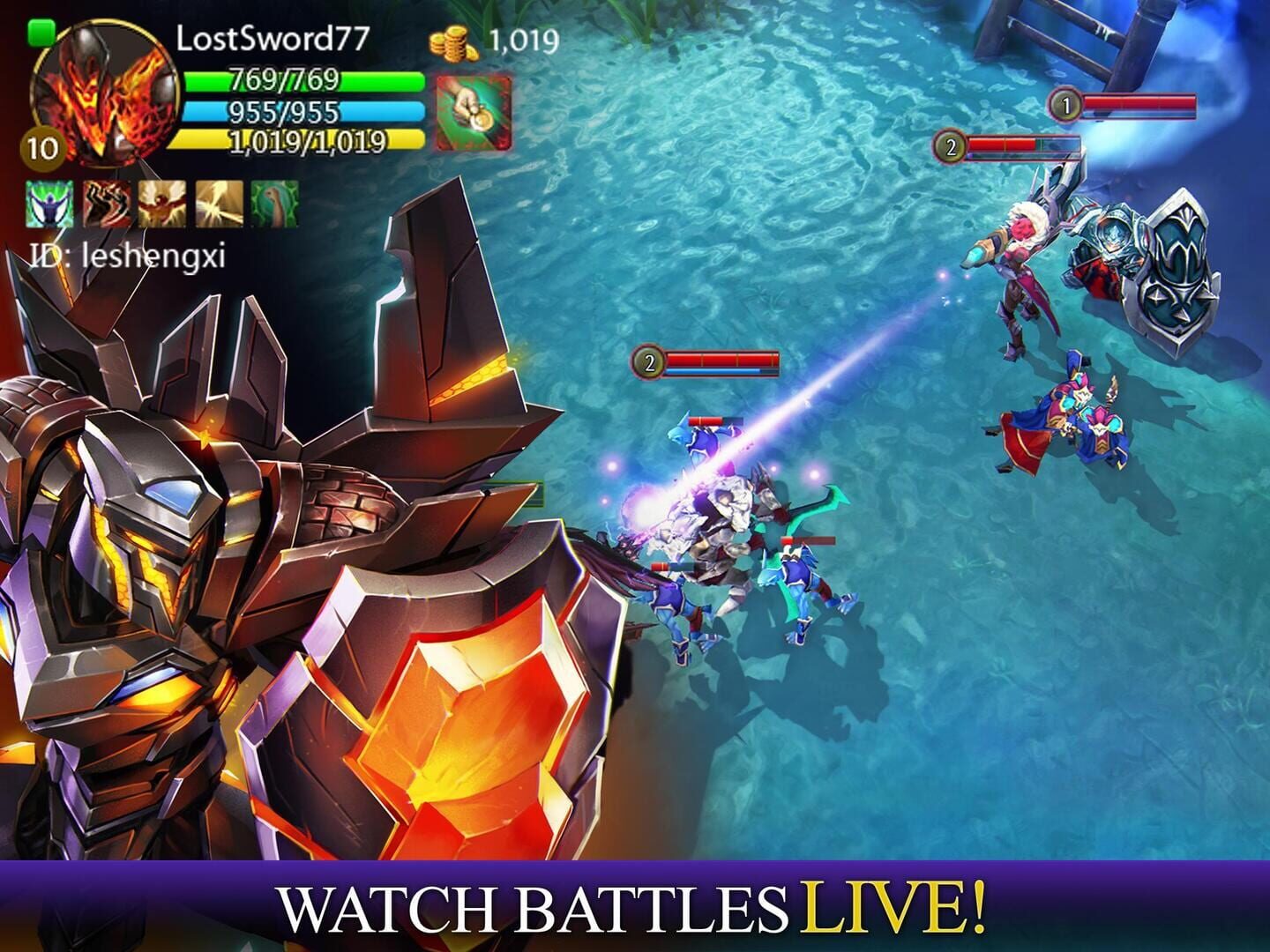 Heroes of Order & Chaos screenshot