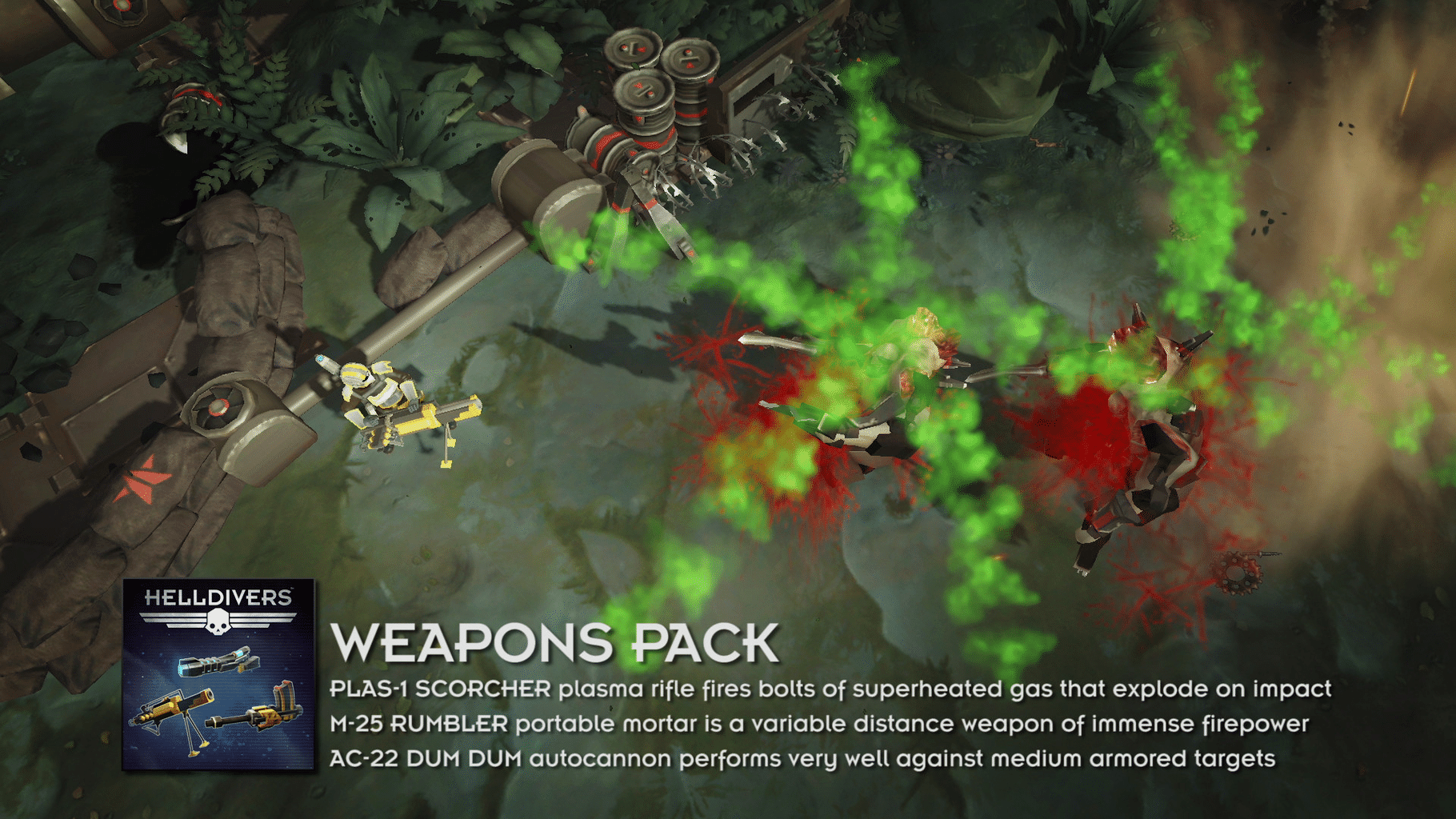 Helldivers: Weapons Pack screenshot