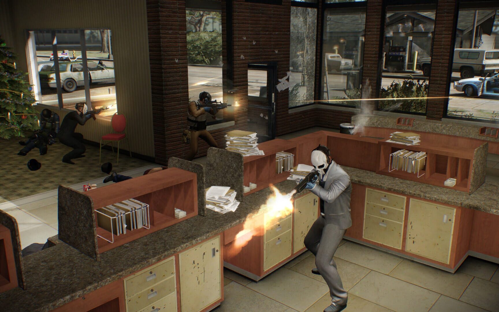 Captura de pantalla - Payday 2: The Charlie Santa Heist