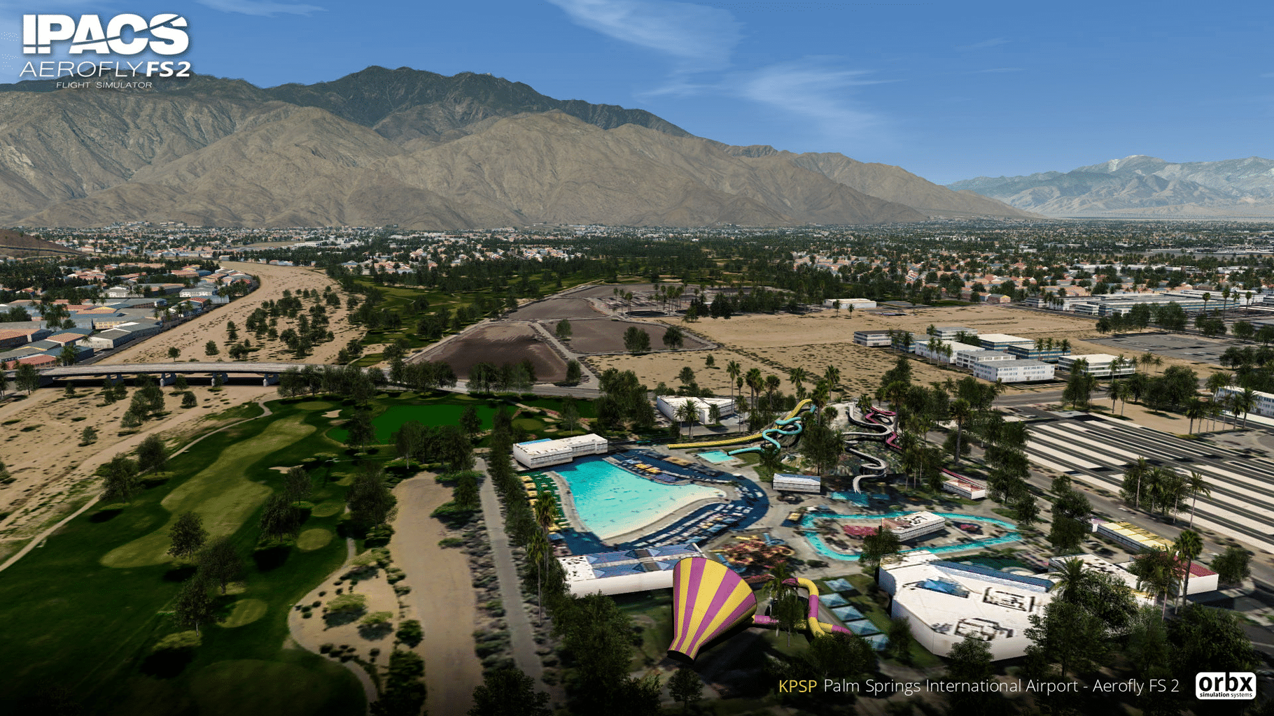 Aerofly FS 2 Flight Simulator: Orbx - Palm Springs International Airport screenshot