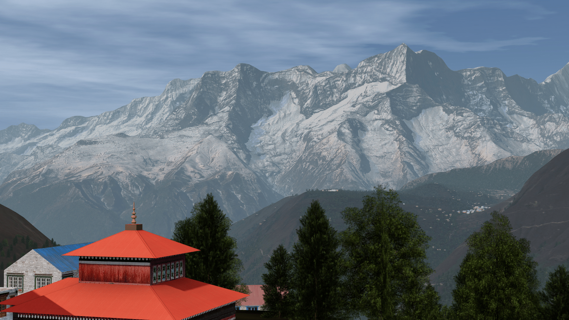 Aerofly FS 2 Flight Simulator: Aerosoft - Lukla Mount Everest screenshot