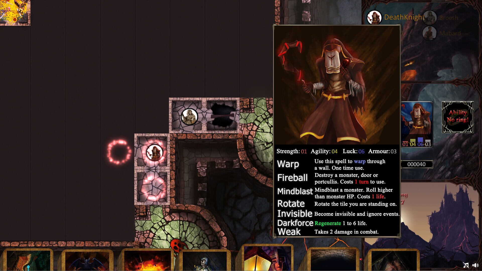 Castle Explorer: Heroes and rings - Screenshot