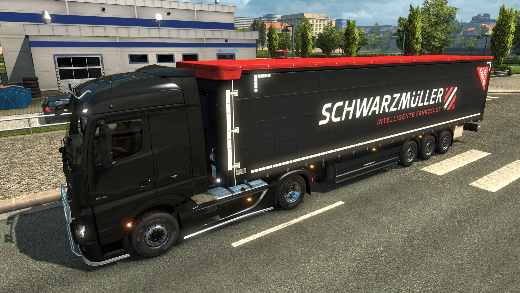 Euro Truck Simulator 2: Schwarzmüller Trailer Pack screenshot