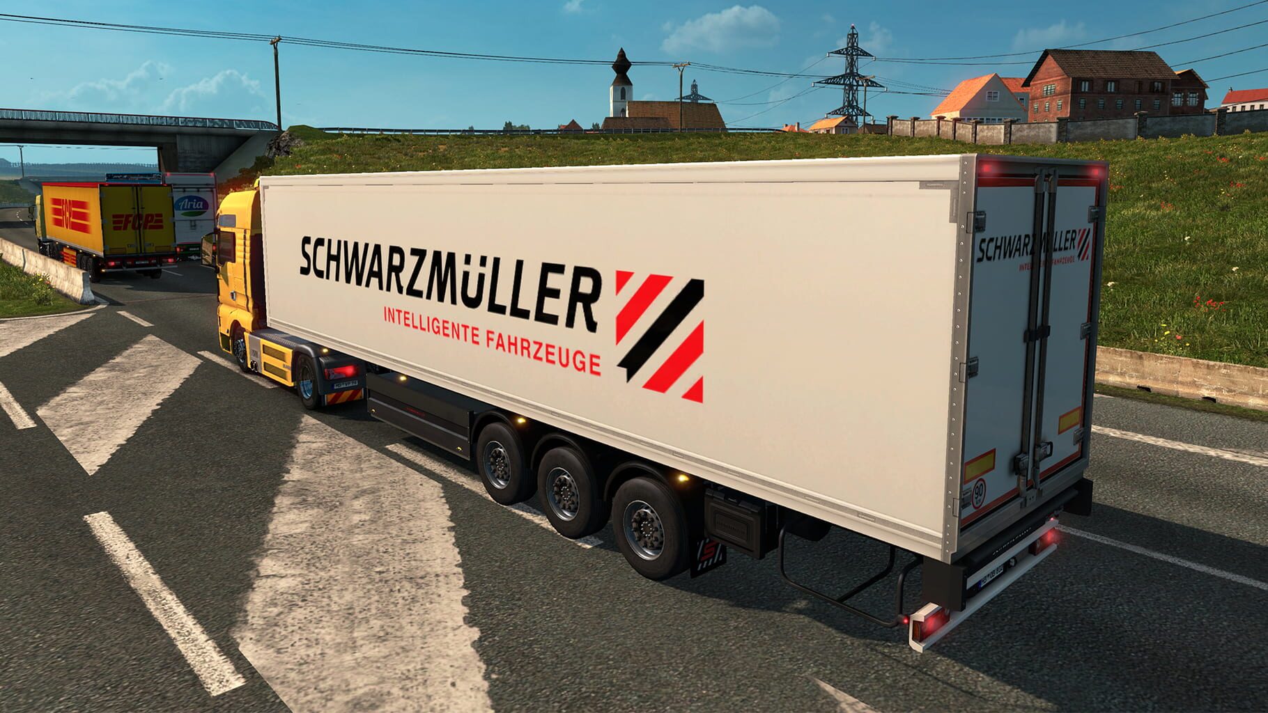 Euro Truck Simulator 2: Schwarzmüller Trailer Pack